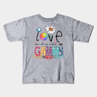 I Love Being Called Gammy Flower Kids T-Shirt